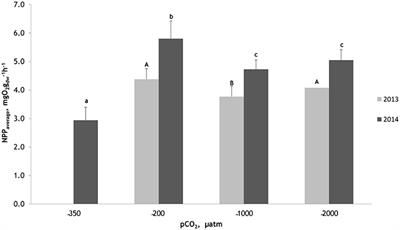 The Influence of CO2 Enrichment on Net Photosynthesis of Seagrass Zostera marina in a Brackish Water Environment